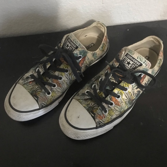 Custom Flower Converse | Poshmark